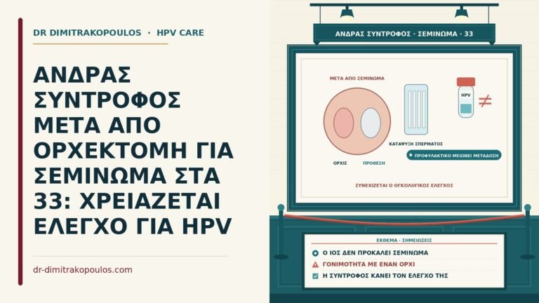 σύντροφος μετά από ορχεκτομή για σεμίνωμα