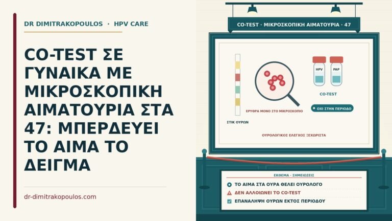 co-test με μικροσκοπική αιματουρία