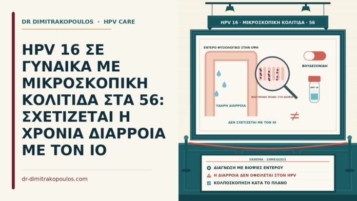 HPV 16 με μικροσκοπική κολίτιδα