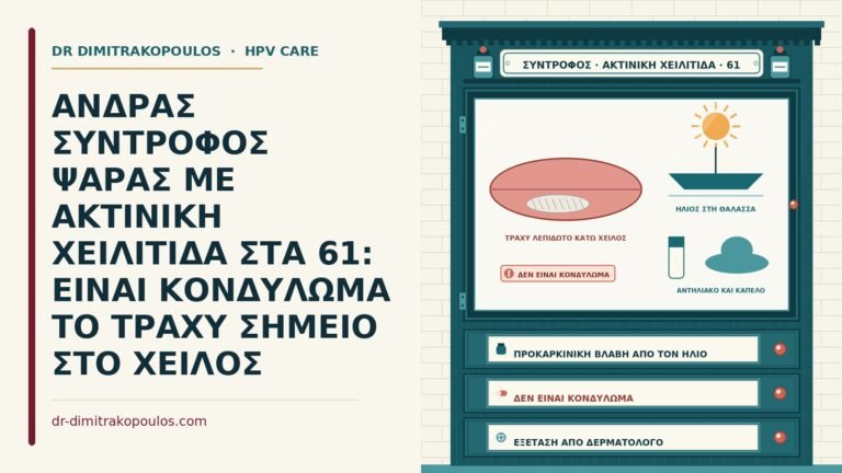 σύντροφος με ακτινική χειλίτιδα