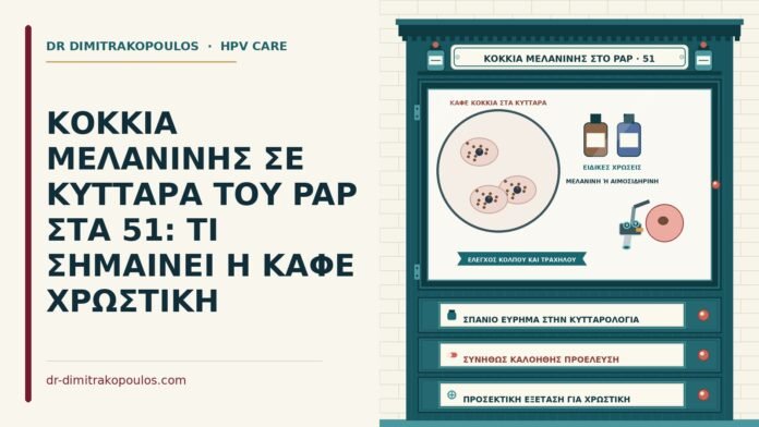 μελανίνη στο Παπ