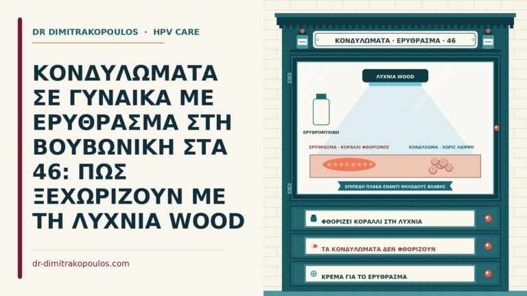 κονδυλώματα και ερύθρασμα