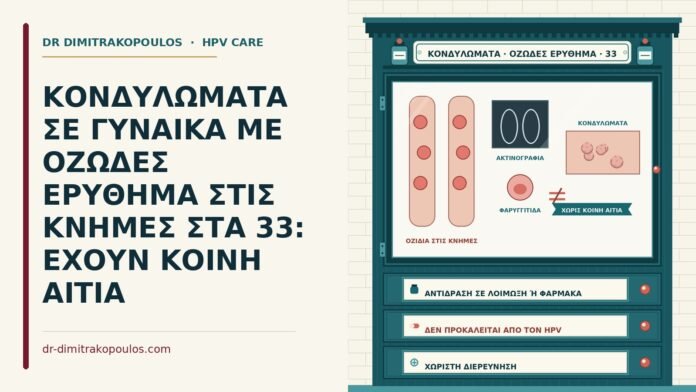 κονδυλώματα και οζώδες ερύθημα