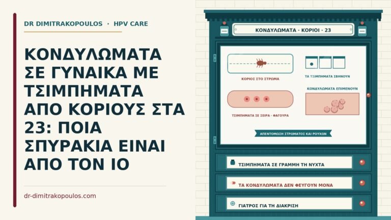 κονδυλώματα και τσιμπήματα κοριών