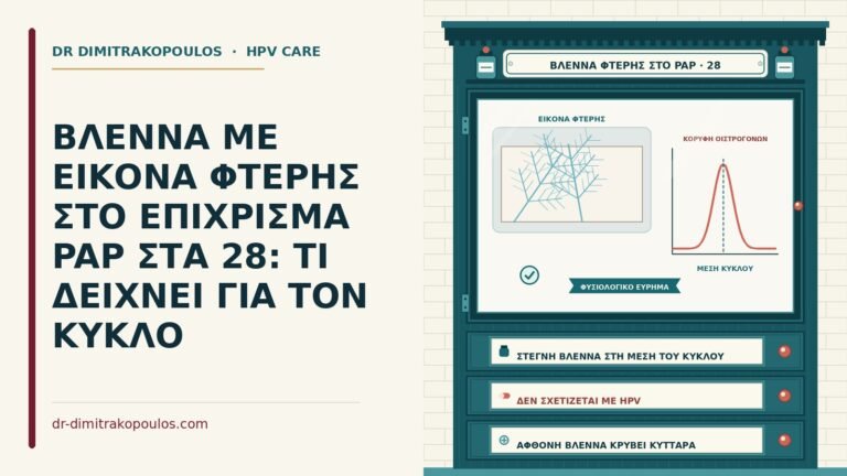 βλέννα με εικόνα φτέρης