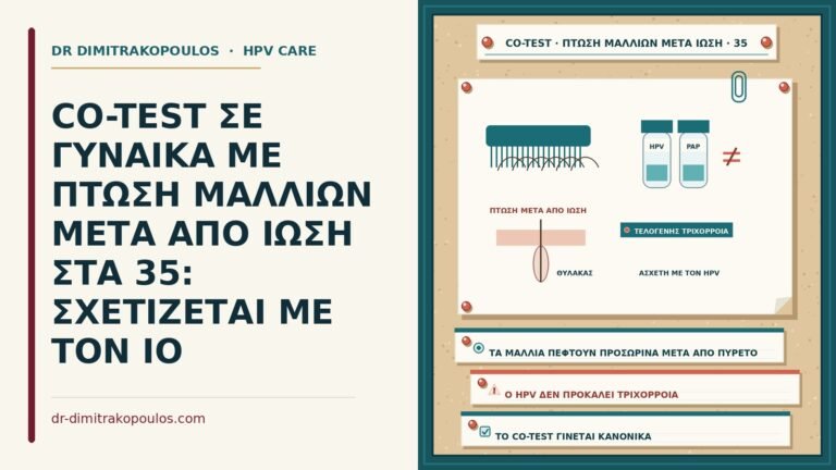 co-test με τριχόπτωση μετά από ίωση