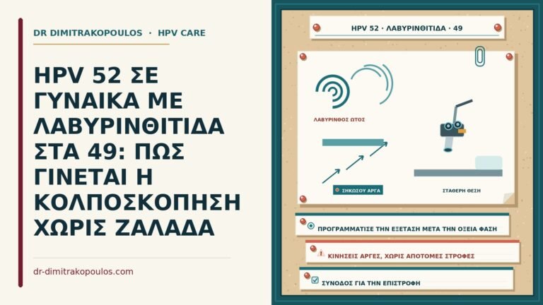 HPV 52 με λαβυρινθίτιδα