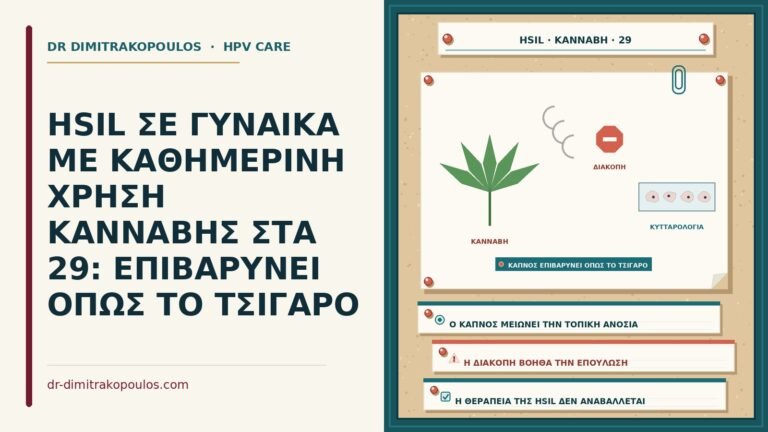 HSIL με καθημερινή χρήση κάνναβης