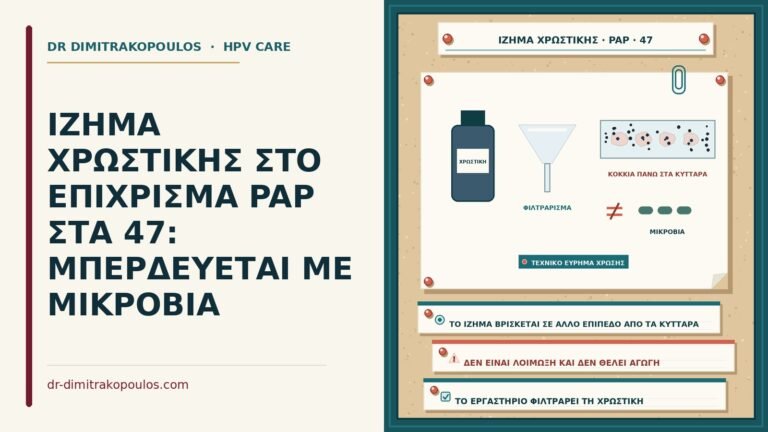 ίζημα χρωστικής στο Παπ