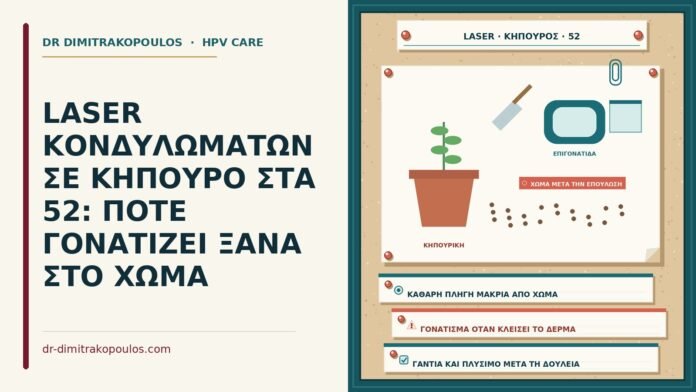 LASER ΚΟΝΔΥΛΩΜΑΤΩΝ ΣΕ ΚΗΠΟΥΡΟ ΣΤΑ 52: ΠΟΤΕ ΓΟΝΑΤΙΖΕΙ ΞΑΝΑ ΣΤΟ ΧΩΜΑ laser σε κηπουρό