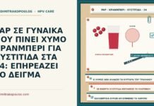 PAP ΣΕ ΓΥΝΑΙΚΑ ΠΟΥ ΠΙΝΕΙ ΧΥΜΟ ΚΡΑΝΜΠΕΡΙ ΓΙΑ ΚΥΣΤΙΤΙΔΑ ΣΤΑ 34: ΕΠΗΡΕΑΖΕΙ ΤΟ ΔΕΙΓΜΑ Παπ με χυμό κράνμπερι