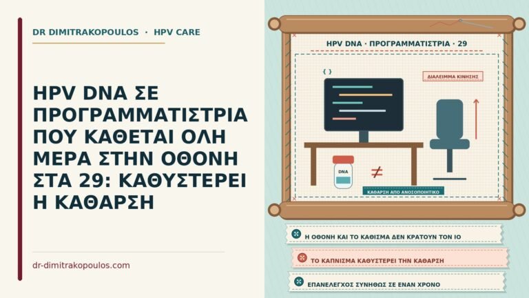 HPV DNA σε προγραμματίστρια