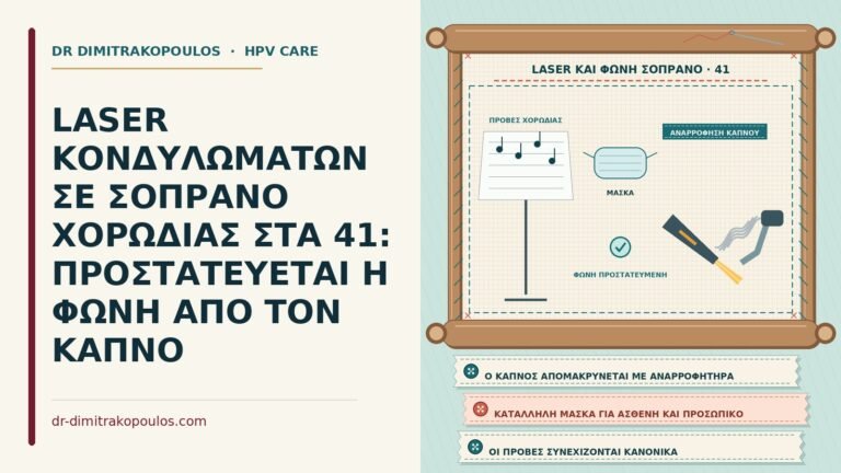 laser κονδυλωμάτων σε σοπράνο χορωδίας
