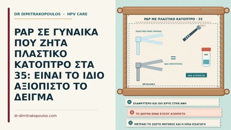 Παπ με πλαστικό κάτοπτρο
