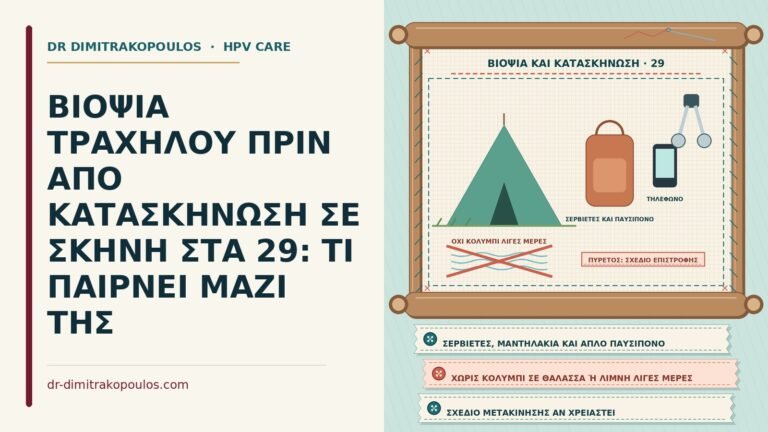 βιοψία τραχήλου πριν από κατασκήνωση