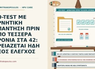 CO-TEST ΜΕ ΑΡΝΗΤΙΚΗ ΑΠΑΝΤΗΣΗ ΠΡΙΝ ΑΠΟ ΤΕΣΣΕΡΑ ΧΡΟΝΙΑ ΣΤΑ 42: ΧΡΕΙΑΖΕΤΑΙ ΗΔΗ ΝΕΟΣ ΕΛΕΓΧΟΣ co-test με αρνητική απάντηση πριν από τέσσερα χρόνια