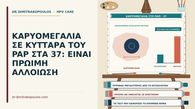καρυομεγαλία στο Παπ