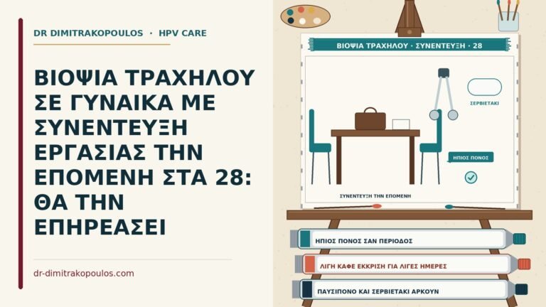 βιοψία τραχήλου πριν από συνέντευξη