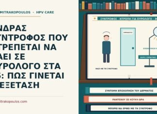 ΑΝΔΡΑΣ ΣΥΝΤΡΟΦΟΣ ΠΟΥ ΝΤΡΕΠΕΤΑΙ ΝΑ ΠΑΕΙ ΣΕ ΟΥΡΟΛΟΓΟ ΣΤΑ 36: ΠΩΣ ΓΙΝΕΤΑΙ Η ΕΞΕΤΑΣΗ άνδρας σύντροφος που ντρέπεται να πάει σε ουρολόγο