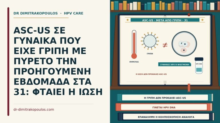 ASC-US μετά από γρίπη με πυρετό