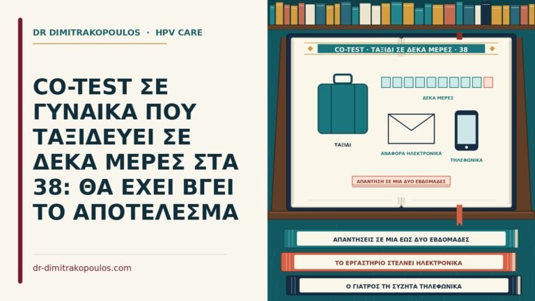 co-test πριν από ταξίδι σε δέκα μέρες