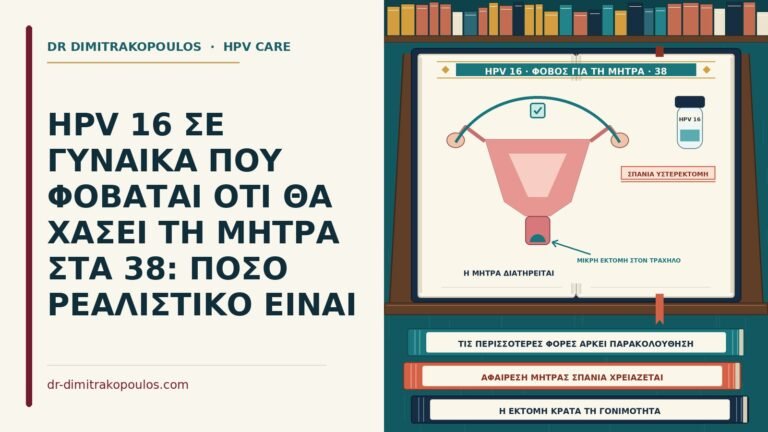 HPV 16 και φόβος απώλειας της μήτρας