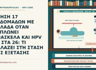 ΚΥΗΣΗ 17 ΕΒΔΟΜΑΔΩΝ ΜΕ ΖΑΛΑΔΑ ΟΤΑΝ ΞΑΠΛΩΝΕΙ ΑΝΑΣΚΕΛΑ ΚΑΙ HPV 45 ΣΤΑ 26: ΤΙ ΑΛΛΑΖΕΙ ΣΤΗ ΣΤΑΣΗ ΤΗΣ ΕΞΕΤΑΣΗΣ κύηση 17 εβδομάδων με λιποθυμίες και HPV 45