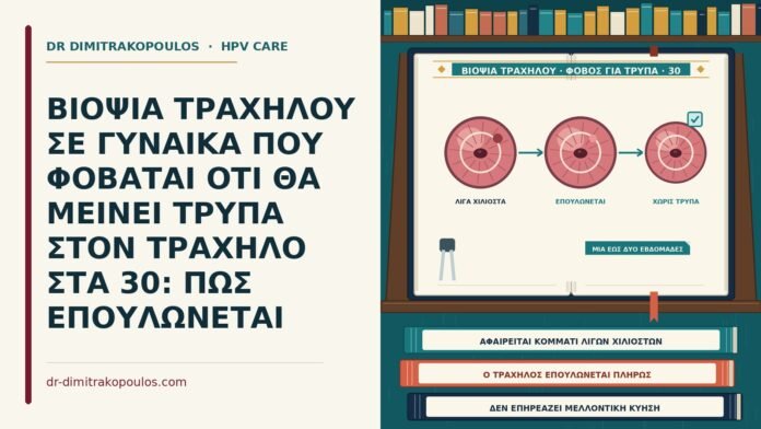 βιοψία τραχήλου και φόβος για τρύπα στον τράχηλο
