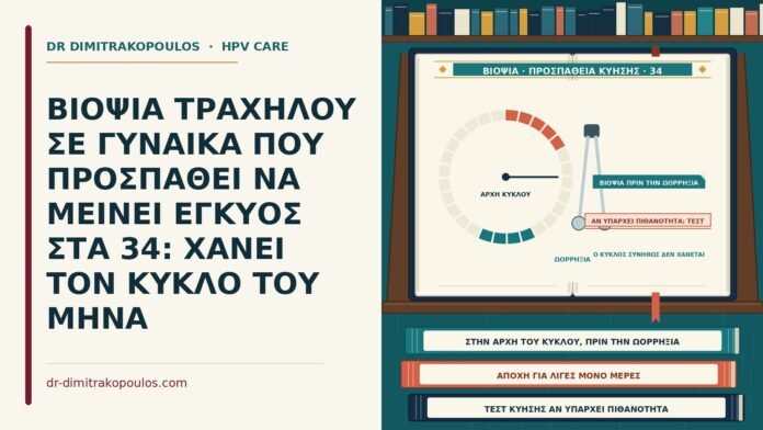 βιοψία τραχήλου κατά την προσπάθεια εγκυμοσύνης