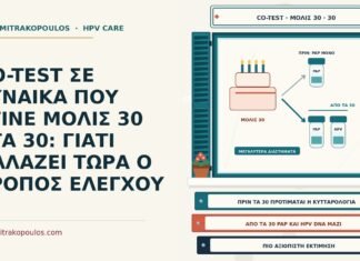 CO-TEST ΣΕ ΓΥΝΑΙΚΑ ΠΟΥ ΕΓΙΝΕ ΜΟΛΙΣ 30 ΣΤΑ 30: ΓΙΑΤΙ ΑΛΛΑΖΕΙ ΤΩΡΑ Ο ΤΡΟΠΟΣ ΕΛΕΓΧΟΥ co-test στα 30