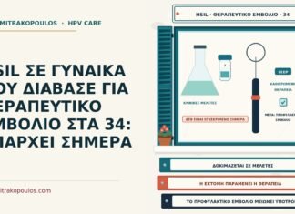 HSIL ΣΕ ΓΥΝΑΙΚΑ ΠΟΥ ΔΙΑΒΑΣΕ ΓΙΑ ΘΕΡΑΠΕΥΤΙΚΟ ΕΜΒΟΛΙΟ ΣΤΑ 34: ΥΠΑΡΧΕΙ ΣΗΜΕΡΑ θεραπευτικό εμβόλιο για HSIL