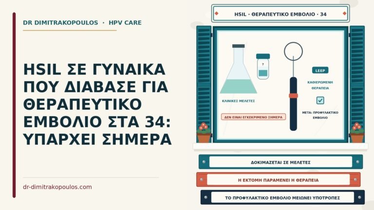 θεραπευτικό εμβόλιο για HSIL