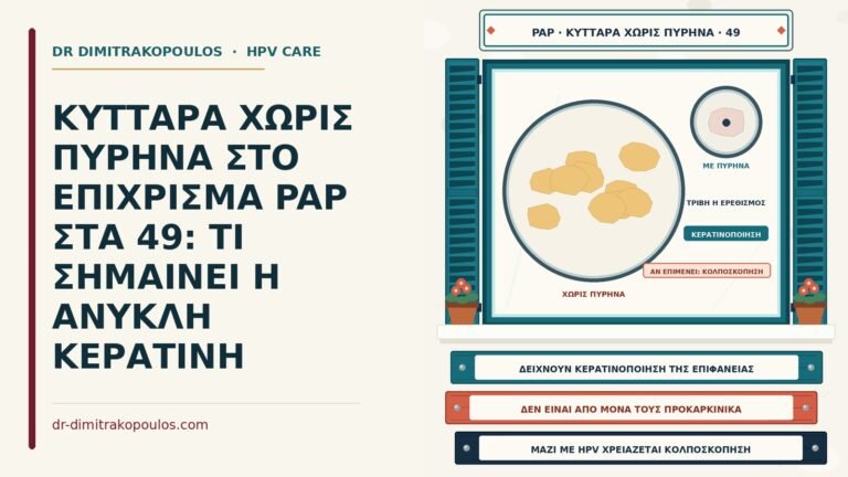 κύτταρα χωρίς πυρήνα στο Παπ