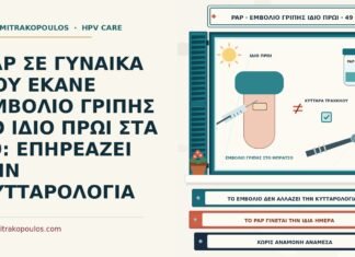 Παπ μετά από εμβόλιο γρίπης
