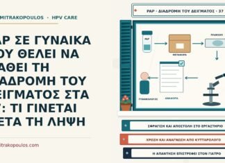 διαδρομή του δείγματος Παπ