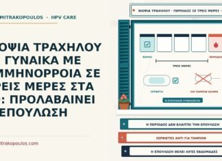 ΒΙΟΨΙΑ ΤΡΑΧΗΛΟΥ ΣΕ ΓΥΝΑΙΚΑ ΜΕ ΕΜΜΗΝΟΡΡΟΙΑ ΣΕ ΤΡΕΙΣ ΜΕΡΕΣ ΣΤΑ 29: ΠΡΟΛΑΒΑΙΝΕΙ Η ΕΠΟΥΛΩΣΗ βιοψία τραχήλου πριν από την περίοδο