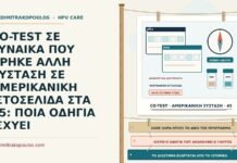 CO-TEST ΣΕ ΓΥΝΑΙΚΑ ΠΟΥ ΒΡΗΚΕ ΑΛΛΗ ΣΥΣΤΑΣΗ ΣΕ ΑΜΕΡΙΚΑΝΙΚΗ ΙΣΤΟΣΕΛΙΔΑ ΣΤΑ 45: ΠΟΙΑ ΟΔΗΓΙΑ ΙΣΧΥΕΙ co-test και ξένες οδηγίες