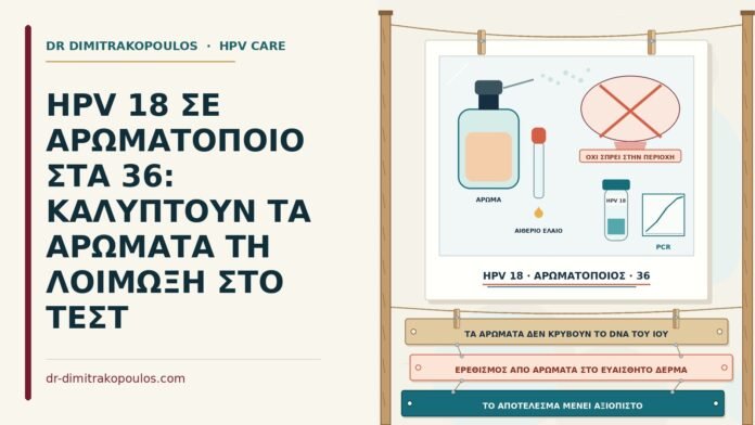 HPV 18 ΣΕ ΑΡΩΜΑΤΟΠΟΙΟ ΣΤΑ 36: ΚΑΛΥΠΤΟΥΝ ΤΑ ΑΡΩΜΑΤΑ ΤΗ ΛΟΙΜΩΞΗ ΣΤΟ ΤΕΣΤ HPV 18 και αρώματα