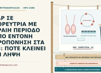 Παπ με αραιή περίοδο από προπόνηση