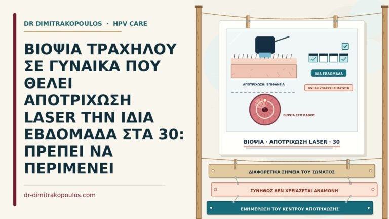 βιοψία και αποτρίχωση laser