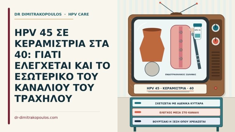HPV 45 και ενδοτραχηλικός έλεγχος