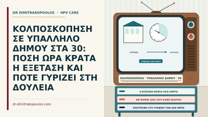 διάρκεια κολποσκόπησης