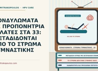ΚΟΝΔΥΛΩΜΑΤΑ ΣΕ ΠΡΟΠΟΝΗΤΡΙΑ ΠΙΛΑΤΕΣ ΣΤΑ 33: ΜΕΤΑΔΙΔΟΝΤΑΙ ΑΠΟ ΤΟ ΣΤΡΩΜΑ ΓΥΜΝΑΣΤΙΚΗΣ κονδυλώματα και στρώμα γυμναστικής