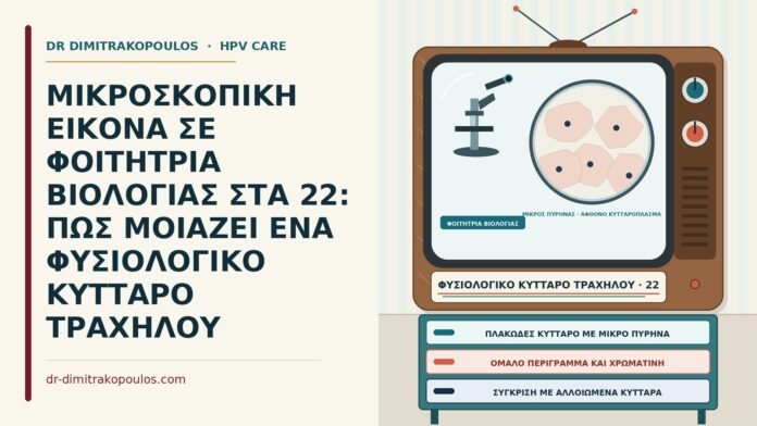 φυσιολογικό κύτταρο τραχήλου