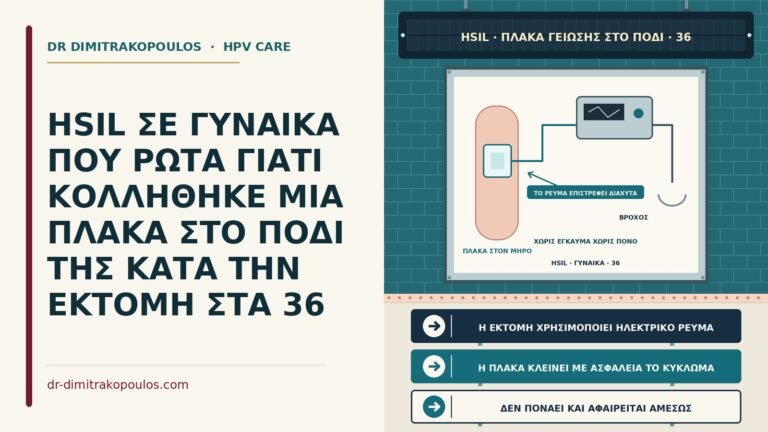 πλάκα γείωσης στην εκτομή