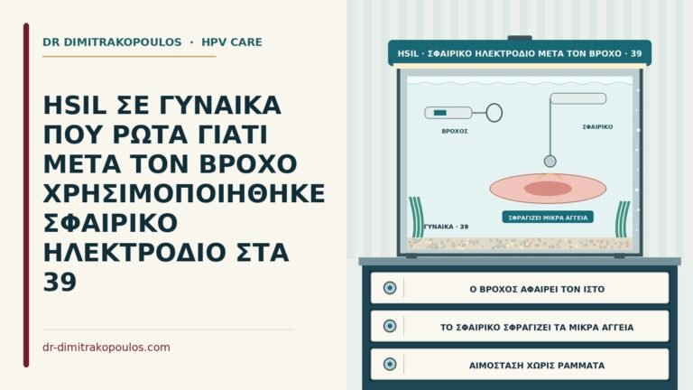 σφαιρικό ηλεκτρόδιο μετά τον βρόχο