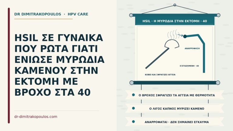 μυρωδιά καμένου στην εκτομή με βρόχο