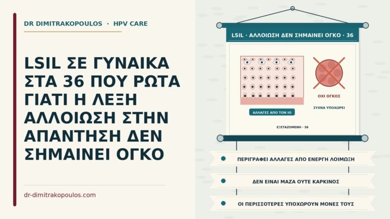 LSIL και η λέξη αλλοίωση