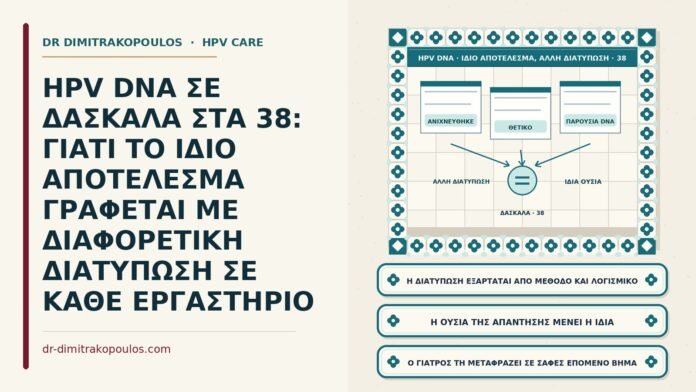 διατύπωση της απάντησης HPV DNA