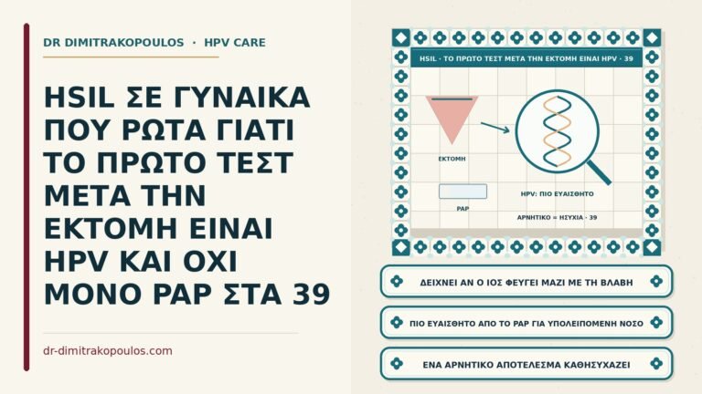 τεστ HPV μετά την εκτομή